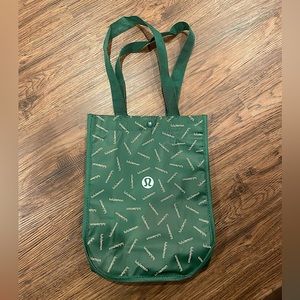 Lululemon Green Mini Shopping Bag